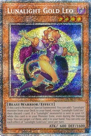Lunalight Gold Leo (Starlight Rare) (DUAD-EN005) - Duelist's Advance 1st Edition Duelist's Advance Yugioh Single Squirtle Squad Card Shop.