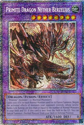 Primite Dragon Nether Berzelius (Starlight Rare) (DUAD-EN035) - Duelist's Advance 1st Edition Duelist's Advance Yugioh Single Squirtle Squad Card Shop.