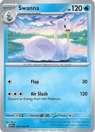 Swanna 026 SV White Flare - Uncommon