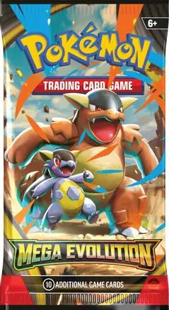 Mega Evolution Booster Pack ME01: Mega Evolution Pokemon Sealed Squirtle Squad Card Shop.