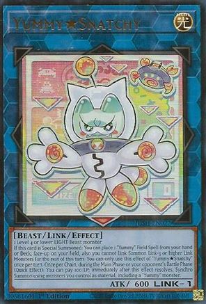 YummySnatchy (JUSH-EN022) - Justice Hunters 1st Edition Justice Hunters Yugioh Single Squirtle Squad Card Shop.