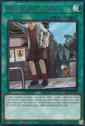Where Arf Thou? (JUSH-EN028) - Justice Hunters 1st Edition Justice Hunters Yugioh Single Squirtle Squad Card Shop.