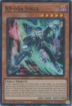 K9-66a Jokul (JUSH-EN032) - Justice Hunters 1st Edition Justice Hunters Yugioh Single Squirtle Squad Card Shop.