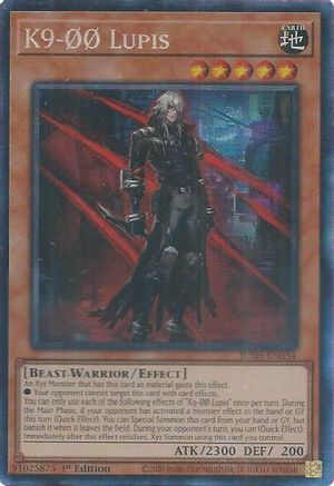 K9-00 Lupis (CR) (JUSH-EN034) - Justice Hunters 1st Edition Justice Hunters Yugioh Single Squirtle Squad Card Shop.