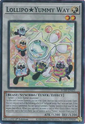 LollipoYummy Way (Super Rare) (JUSH-EN021) - Justice Hunters 1st Edition Justice Hunters Yugioh Single Squirtle Squad Card Shop.