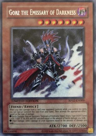 Gorz the Emissary of Darkness (RP02-EN000) - Retro Pack 2 (2020 Date Reprint) Unlimited Retro Pack 2 (2020 Date Reprint) Yugioh Single Squirtle Squad Card Shop.
