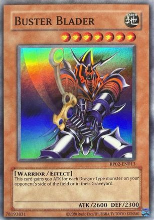 Buster Blader (RP02-EN013) - Retro Pack 2 (2020 Date Reprint) Unlimited Retro Pack 2 (2020 Date Reprint) Yugioh Single Squirtle Squad Card Shop.