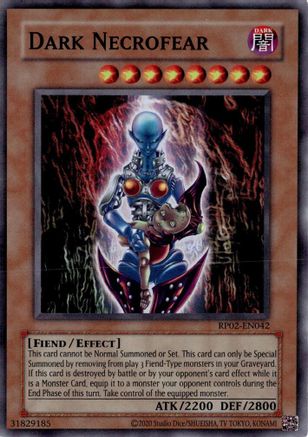 Dark Necrofear (RP02-EN042) - Retro Pack 2 (2020 Date Reprint) Unlimited Retro Pack 2 (2020 Date Reprint) Yugioh Single Squirtle Squad Card Shop.