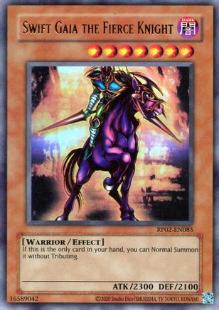 Swift Gaia the Fierce Knight (RP02-EN085) - Retro Pack 2 (2020 Date Reprint) Unlimited Retro Pack 2 (2020 Date Reprint) Yugioh Single Squirtle Squad Card Shop.