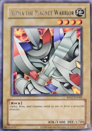 Alpha The Magnet Warrior (RP02-EN089) - Retro Pack 2 (2020 Date Reprint) Unlimited Retro Pack 2 (2020 Date Reprint) Yugioh Single Squirtle Squad Card Shop.