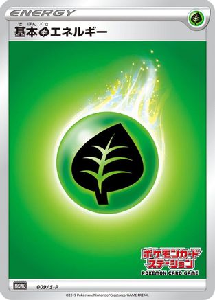 Basic Grass Energy - 009/S-P (009/S-P) - SP Sword Shield Promos Holofoil S-P: Sword & Shield Promos Pokemon Japanese Single Squirtle Squad Card Shop.