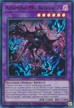 Azamina Mu Rcielago (25LP-EN011) - Limited Pack World Championship 2025 Limited Limited Pack World Championship 2025 Yugioh Single Squirtle Squad Card Shop.