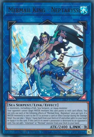 Mermail King - Neptabyss (25LP-EN013) - Limited Pack World Championship 2025 Limited Limited Pack World Championship 2025 Yugioh Single Squirtle Squad Card Shop.