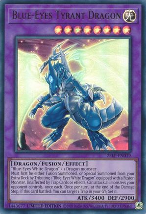 Blue-Eyes Tyrant Dragon (25LP-EN019) - Limited Pack World Championship 2025 Limited Limited Pack World Championship 2025 Yugioh Single Squirtle Squad Card Shop.