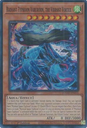 Radiant Typhoon Varuroon, the Vibrant Vortex (DOOD-EN016) - Doom of Dimensions 1st Edition Doom of Dimensions Yugioh Single Squirtle Squad Card Shop.
