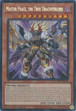 Master Peace, the True Dracoverlord (DOOD-EN018) - Doom of Dimensions 1st Edition Doom of Dimensions Yugioh Single Squirtle Squad Card Shop.