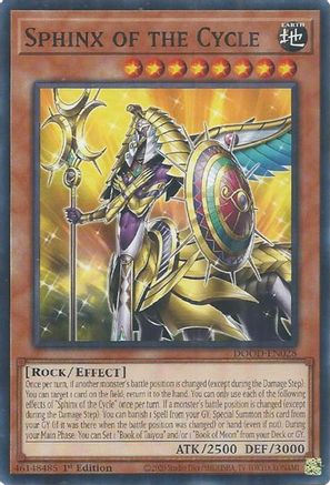 Sphinx of the Cycle (DOOD-EN028) - Doom of Dimensions 1st Edition Doom of Dimensions Yugioh Single Squirtle Squad Card Shop.