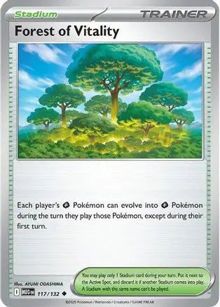 Forest of Vitality 117 - Reverse Holofoil ME01 Mega Evolution - Uncommon