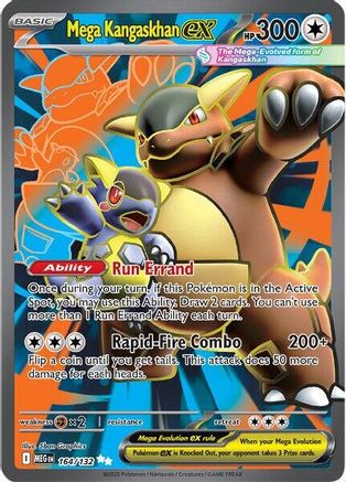 Mega Kangaskhan ex 164/132 - Mega Evolution Ultra Rare Holofoil