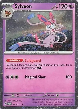 Sylveon (Cosmos Holo) 040/131 - Holofoil Miscellaneous Cards & Products - Rare