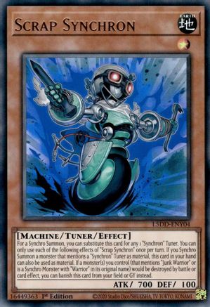 Scrap Synchron (L5DD-ENY04) - Legendary 5D's Decks 1st Edition Legendary 5D's Decks Yugioh Single Squirtle Squad Card Shop.