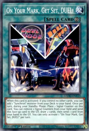On Your Mark, Get Set, DUEL! (L5DD-ENY19) - Legendary 5D's Decks 1st Edition Legendary 5D's Decks Yugioh Single Squirtle Squad Card Shop.