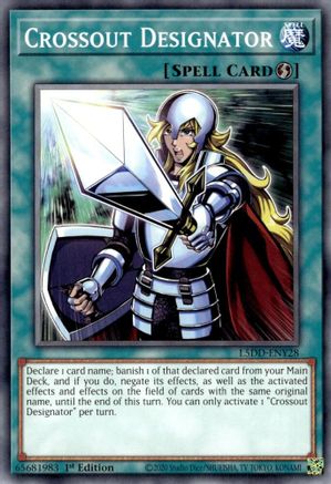 Crossout Designator (L5DD-ENY28) - Legendary 5D's Decks 1st Edition Legendary 5D's Decks Yugioh Single Squirtle Squad Card Shop.