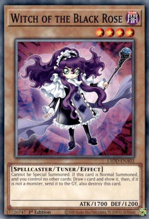 Witch of the Black Rose (L5DD-ENA02) - Legendary 5D's Decks 1st Edition Legendary 5D's Decks Yugioh Single Squirtle Squad Card Shop.