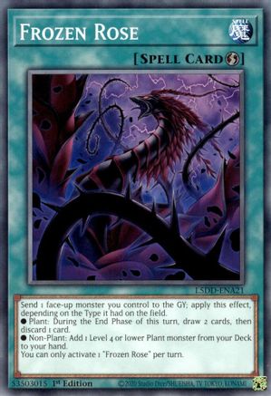 Frozen Rose (L5DD-ENA21) - Legendary 5D's Decks 1st Edition Legendary 5D's Decks Yugioh Single Squirtle Squad Card Shop.