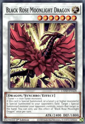Black Rose Moonlight Dragon (L5DD-ENA28) - Legendary 5D's Decks 1st Edition Legendary 5D's Decks Yugioh Single Squirtle Squad Card Shop.