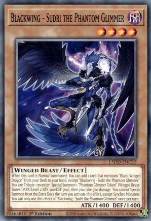Blackwing - Sudri the Phantom Glimmer (L5DD-ENC15) - Legendary 5D's Decks 1st Edition Legendary 5D's Decks Yugioh Single Squirtle Squad Card Shop.