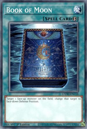 Book of Moon (L5DD-ENC18) - Legendary 5D's Decks 1st Edition Legendary 5D's Decks Yugioh Single Squirtle Squad Card Shop.