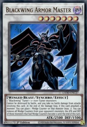 Blackwing Armor Master (L5DD-ENC27) - Legendary 5D's Decks 1st Edition Legendary 5D's Decks Yugioh Single Squirtle Squad Card Shop.