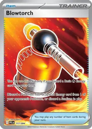 Blowtorch 117/094 - Holofoil ME02 Phantasmal Flames - Ultra Rare ME02: Phantasmal Flames Pokemon Single Squirtle Squad Card Shop.