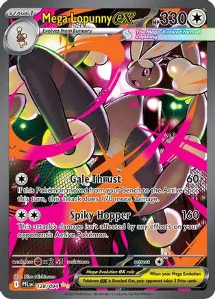 Mega Evolution - Phantasmal Flames - Mega Lopunny ex 128/094