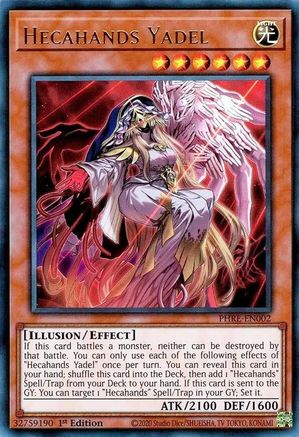 Hecahands Yadel (PHRE-EN002) - Phantom Revenge 1st Edition Phantom Revenge Yugioh Single Squirtle Squad Card Shop.