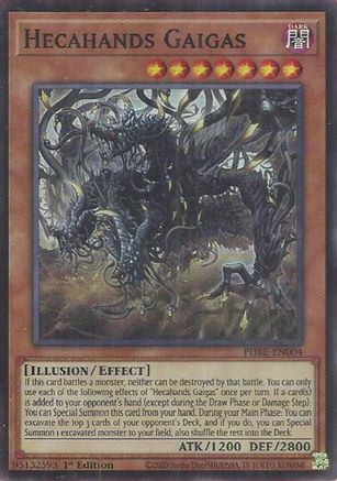 Hecahands Gaigas (Super Rare) (PHRE-EN004) - Phantom Revenge 1st Edition Phantom Revenge Yugioh Single Squirtle Squad Card Shop.