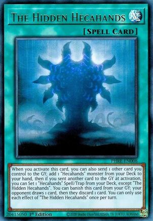 The Hidden Hecahands (PHRE-EN008) - Phantom Revenge 1st Edition Phantom Revenge Yugioh Single Squirtle Squad Card Shop.