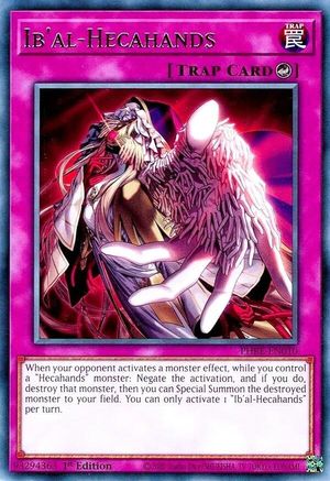 Ib'al-Hecahands (PHRE-EN010) - Phantom Revenge 1st Edition Phantom Revenge Yugioh Single Squirtle Squad Card Shop.