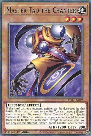 Master Tao the Chanter (PHRE-EN012) - Phantom Revenge 1st Edition Phantom Revenge Yugioh Single Squirtle Squad Card Shop.