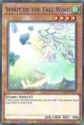 Spirit of the Fall Wind (PHRE-EN028) - Phantom Revenge 1st Edition Phantom Revenge Yugioh Single Squirtle Squad Card Shop.