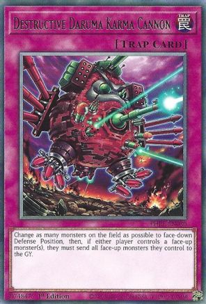 Destructive Daruma Karma Cannon (PHRE-EN030) - Phantom Revenge 1st Edition Phantom Revenge Yugioh Single Squirtle Squad Card Shop.