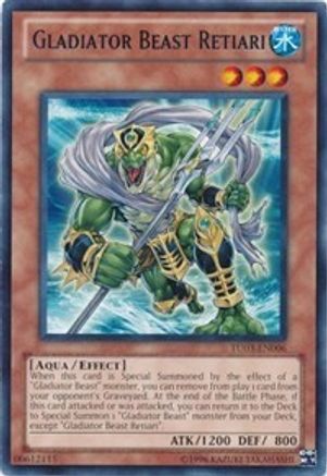 Gladiator Beast Retiari (TU03-EN006) - Turbo Pack: Booster Three Unlimited Turbo Pack: Booster Three Yugioh Single Squirtle Squad Card Shop.