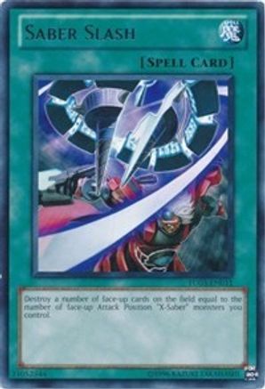 Saber Slash (TU03-EN011) - Turbo Pack: Booster Three Unlimited Turbo Pack: Booster Three Yugioh Single Squirtle Squad Card Shop.