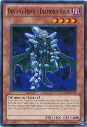 Destiny Hero - Diamond Dude (TU03-EN012) - Turbo Pack: Booster Three Unlimited Turbo Pack: Booster Three Yugioh Single Squirtle Squad Card Shop.