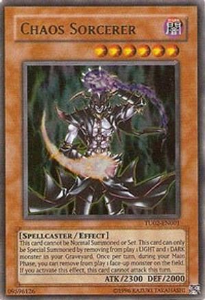 Chaos Sorcerer (TU02-EN001) - Turbo Pack: Booster Two Unlimited Turbo Pack: Booster Two Yugioh Single Squirtle Squad Card Shop.