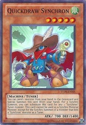 Quickdraw Synchron (TU06-EN005) - Turbo Pack: Booster Six Unlimited Turbo Pack: Booster Six Yugioh Single Squirtle Squad Card Shop.