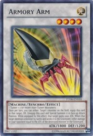Armory Arm (TU06-EN010) - Turbo Pack: Booster Six Unlimited Turbo Pack: Booster Six Yugioh Single Squirtle Squad Card Shop.