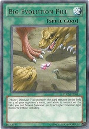 Big Evolution Pill (TU07-EN009) - Turbo Pack: Booster Seven Unlimited Turbo Pack: Booster Seven Yugioh Single Squirtle Squad Card Shop.