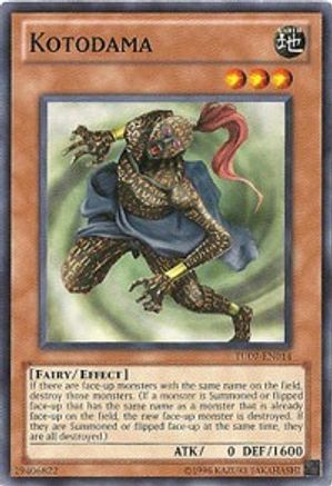 Kotodama (TU07-EN014) - Turbo Pack: Booster Seven Unlimited Turbo Pack: Booster Seven Yugioh Single Squirtle Squad Card Shop.